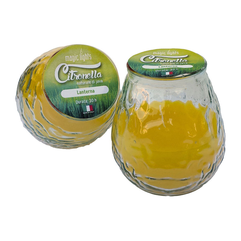 Citronella Glass Candle Ø9.5X10.5Cm Magic Lights