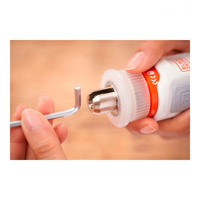 Black+Decker Hexdriver 3.6V Bcrta01-Xj Furniture Mounting Screwdriver