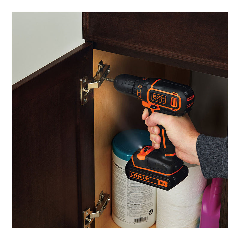 Taladro Atornillador 18V Bdcdc18K-Qw Black+Decker