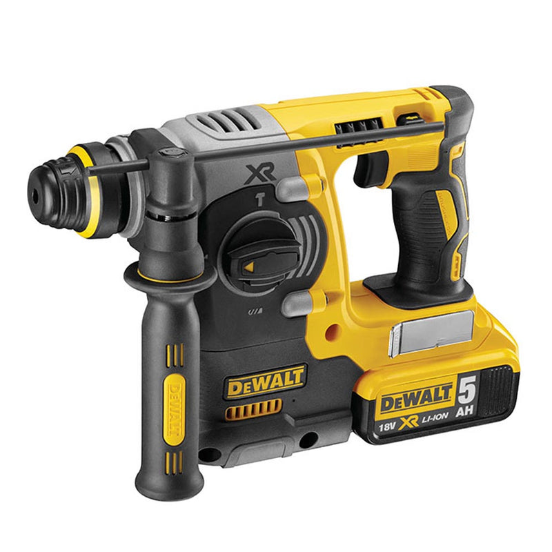 S,Of, Brushless Electropneumatic Hammer Xr 18V Sds Plus® 2.1J With 2 Li-Ion 5Ah Batteries With Case Tstak Ii Dch273P2T-Qw Dewalt