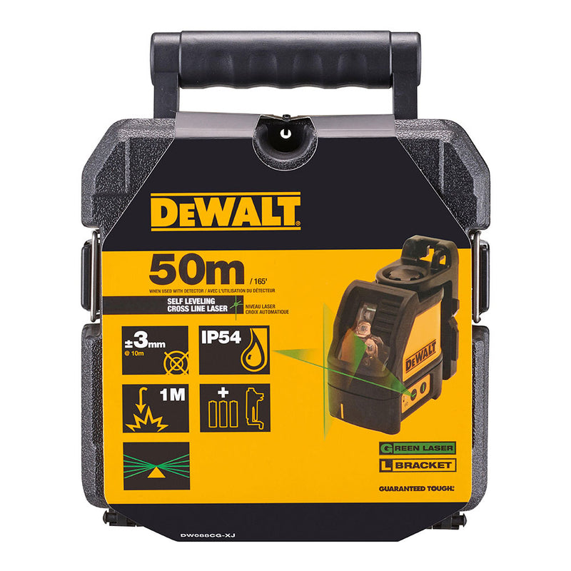 S,Of, 2 Lines Green Self-Leveling Laser Level Cross Line (Horizontal and Vertical) Dw088Cg-Xj Dewalt