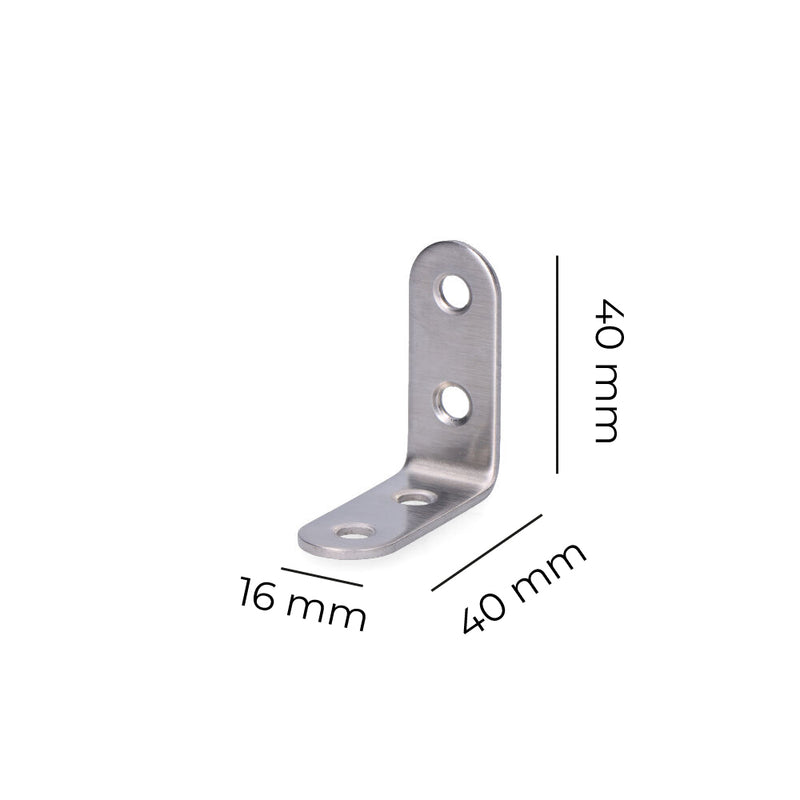 Angulo Acero Inox 40X16X2Mm Edm