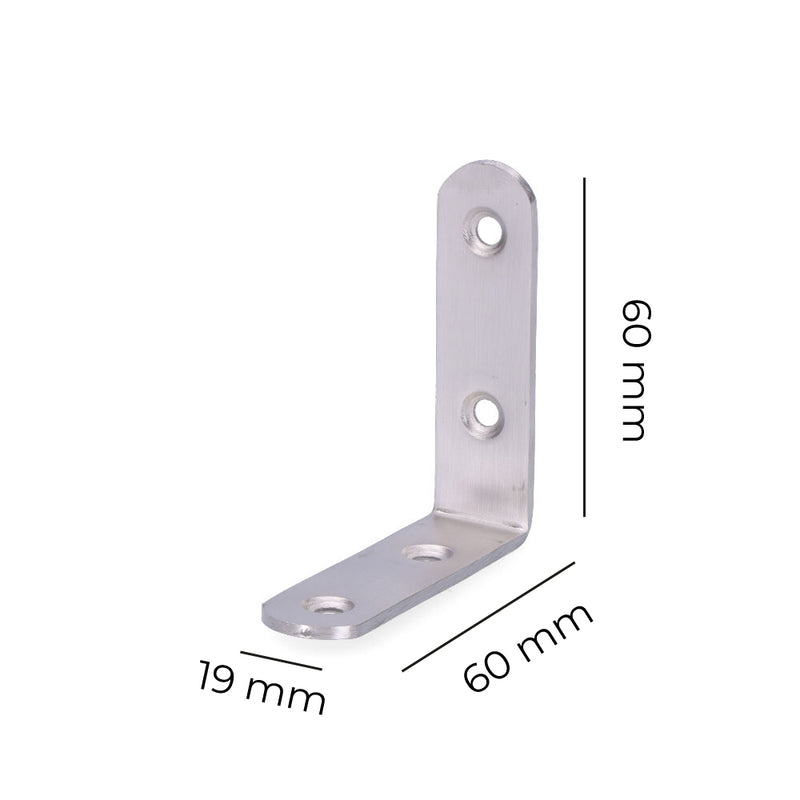 Angulo Acero Inox 60X19X60Mm Edm