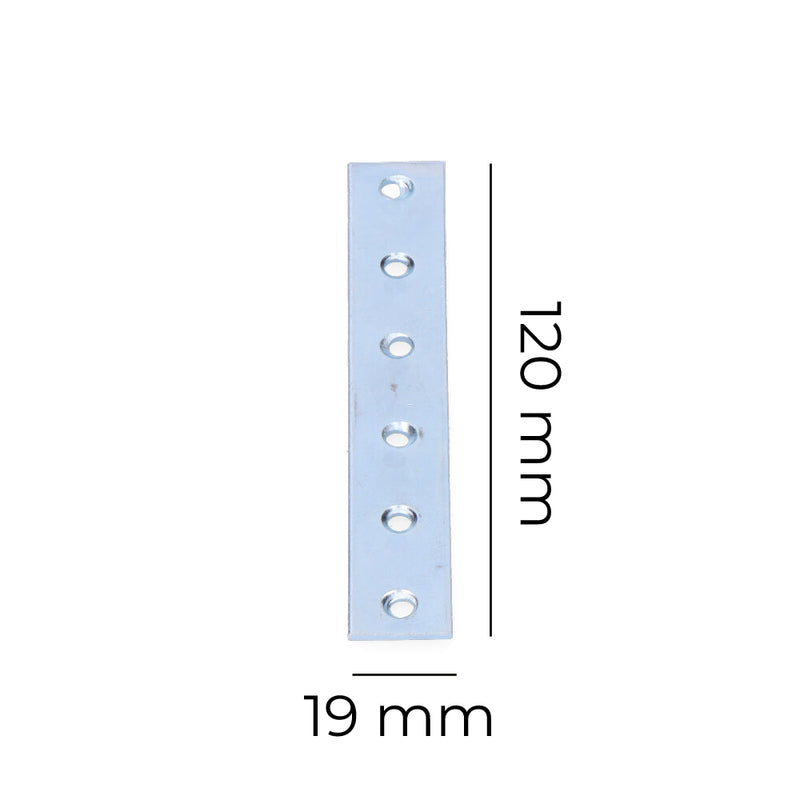 Zinc Plated Plate 120X19X2Mm Edm