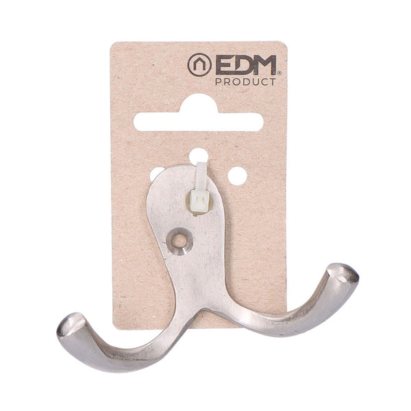 Double Hanger Matt Nickel Brass In Cardboard Edm Pendant