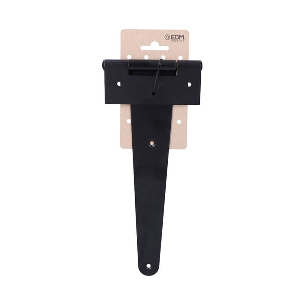 T Hinge 250x100mm H° Black Epoxy On Cardboard Hanging Edm