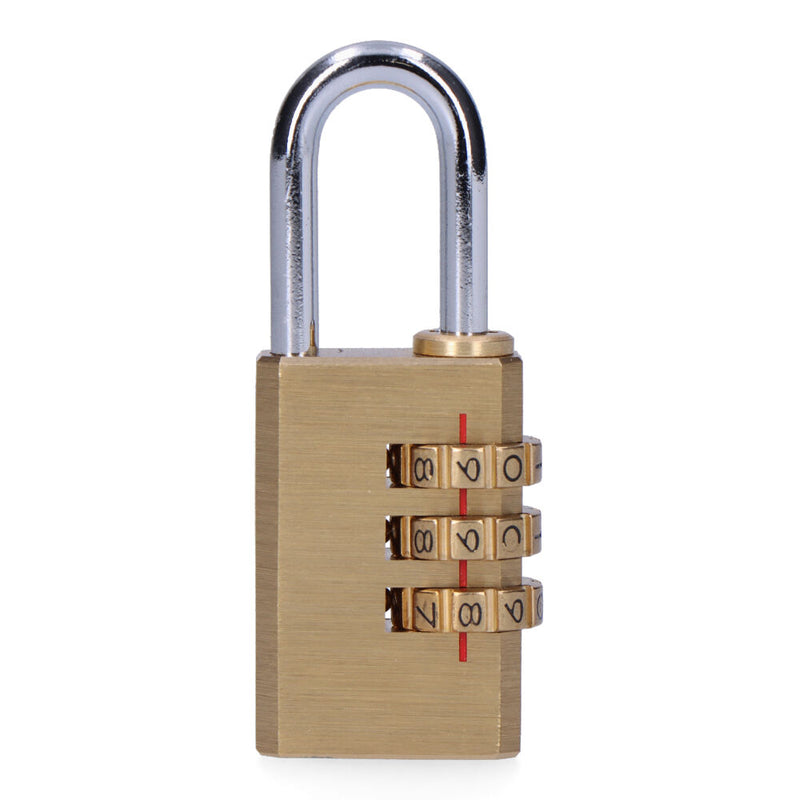 Brass Padlock With Combination 28x78mm Blister Edm