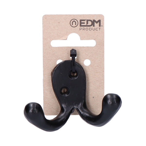 Double Hanger Black Forged Cardboard Hanging Edm