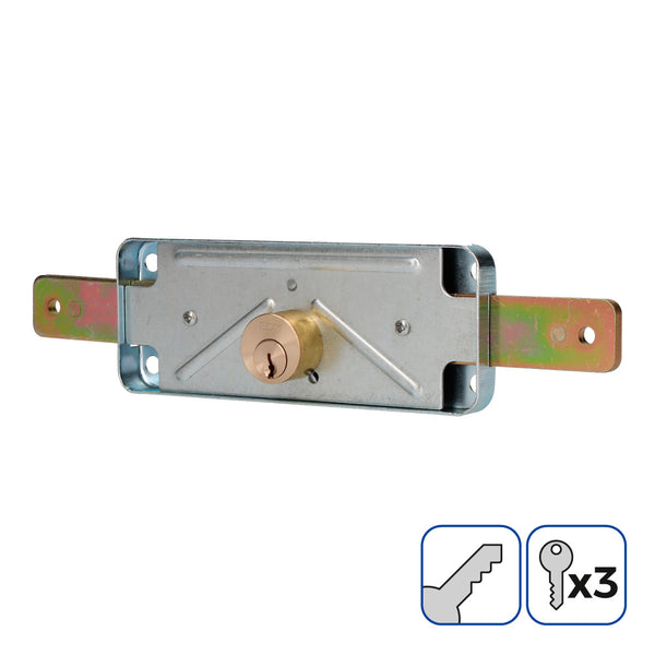 Shutter Lock 154mm 3 Keys Included Edm