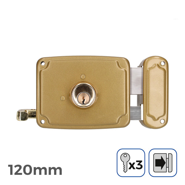 Right Lock 120mm 3 Keys Included Edm