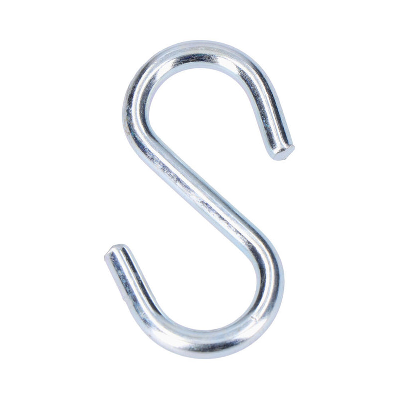 Pack 3 Unit, S Shape Hook 50 Zinc Plated Edm