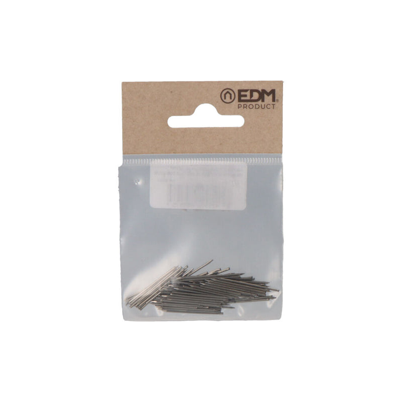 Pack 100 Unid, Punta Aguja Acero Para Tapeta 2,5Cm Edm