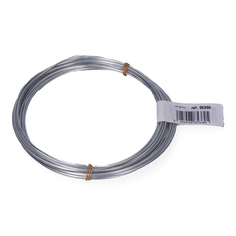 Pack 1 Unit, Roll Aluminum Wire 1.5Mm 5M Silver