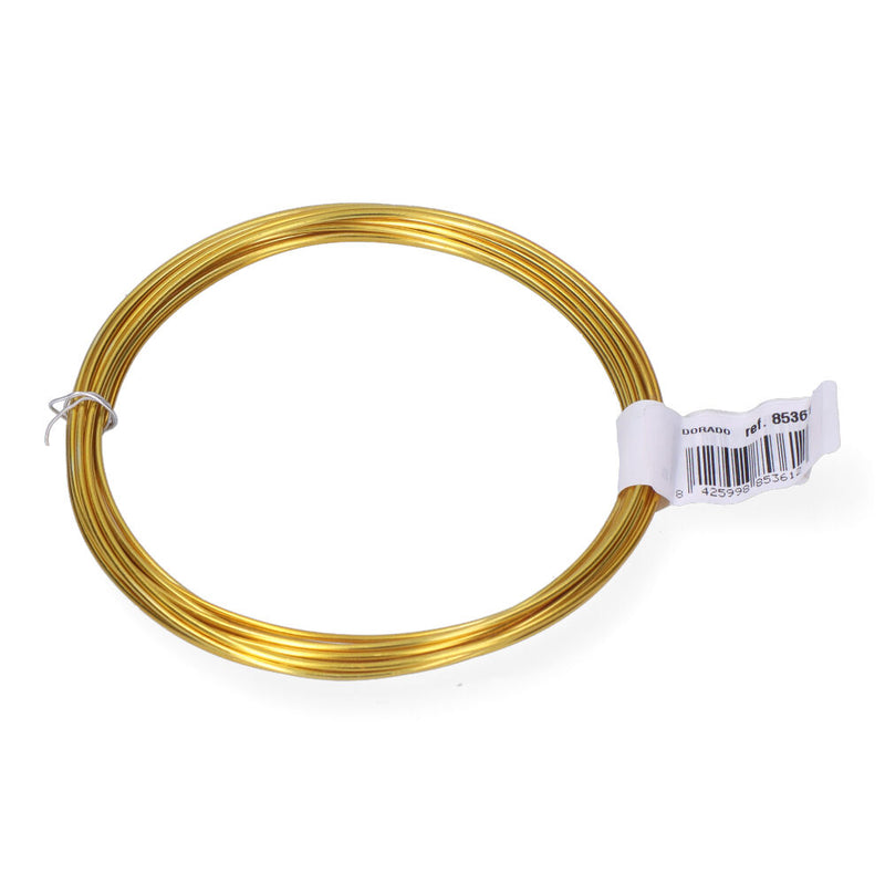 Pack 1 Unit, Roll Aluminum Wire 1.5Mm 5M Gold