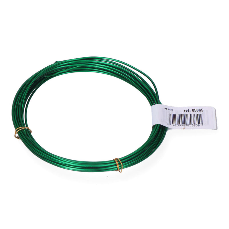 Pack 1 Unit, Roll Aluminum Wire 1.5Mm 5M Green