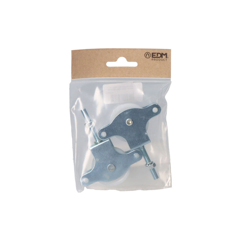 Pack of 2 Units, Nylon Pulley 40Mm Edm Screw