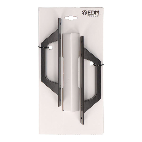 Blister De Asas Placa Recta 6804 Aluminio Negro Edm