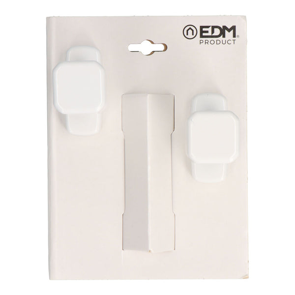 Blister Pomo Recuperable 6807 Aluminio Blanco Edm