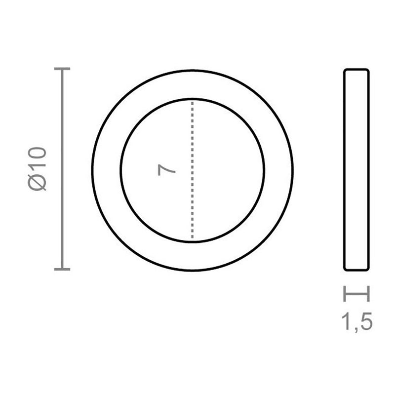 Oval Blister Ov02 10X7X1.5Mm Lt Edm