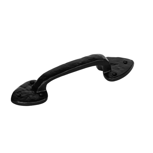 Standard Door Handle 210mm Forged Black Edm