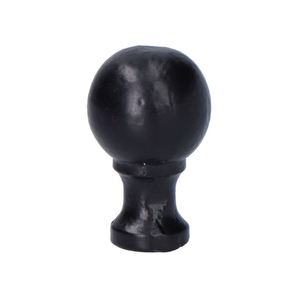 Pomo Bola 18Mm H° Negro Edm