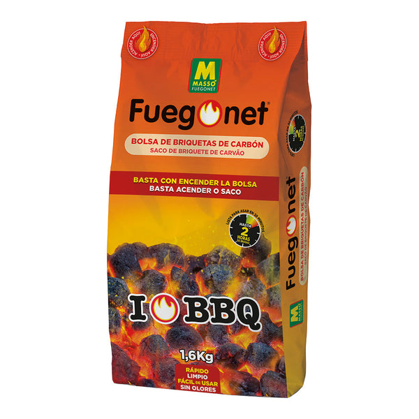 Instant Charcoal Bag 1.5Kg Fuegonet Masso