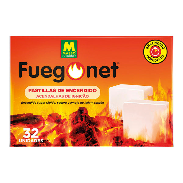 Ignition Tablets - Fuegonet 32 ​​Units, 230112 Massó