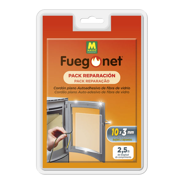 Self-adhesive flat cord 2.5m - Fuegonet Masso