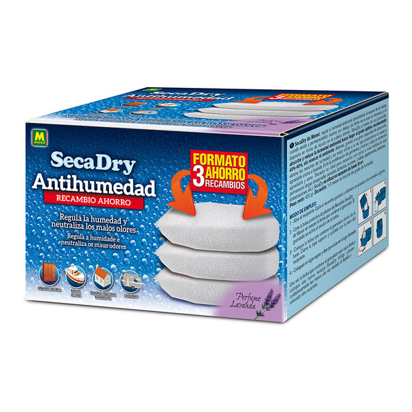 Pack Recambio Secadry Antihumedad 3 Unid, 231484 Masso