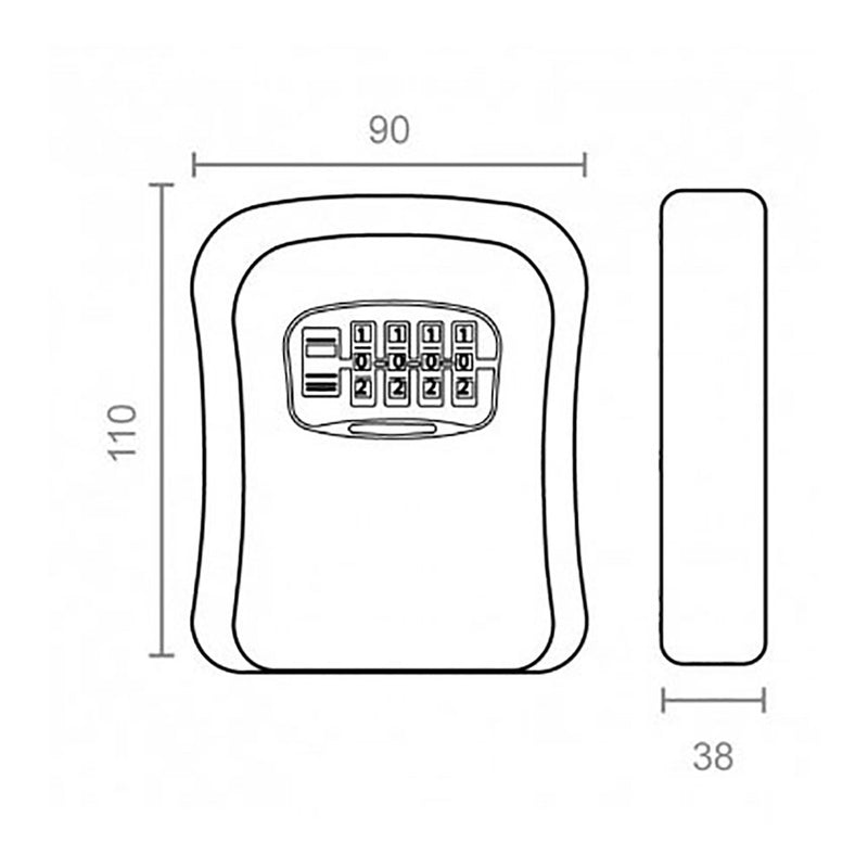 Key Safe Box Cbo704B Abus