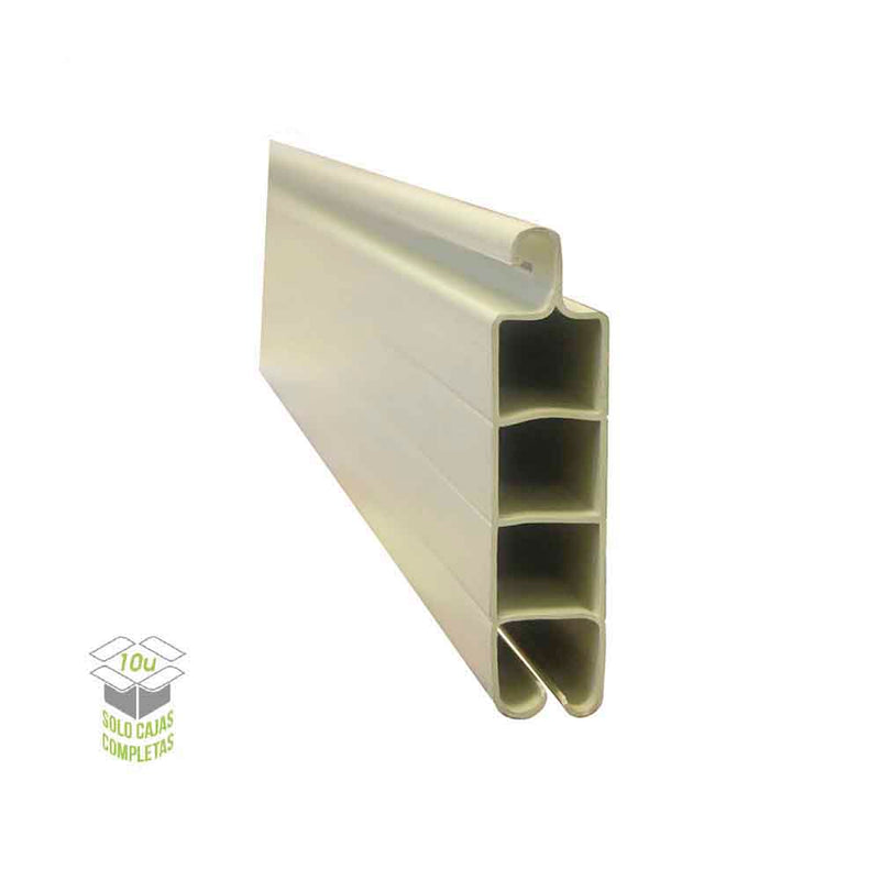 Lama  Pvc Para Persiana 50Mmx2Mts Beige