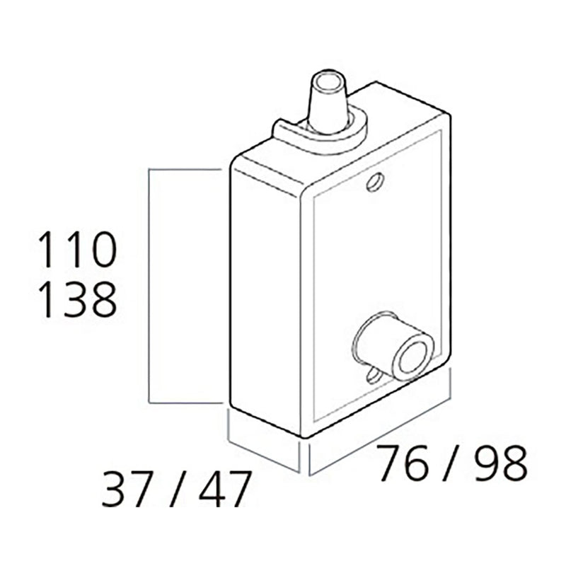 Torno Empotrado Para 50 Kg Blanco