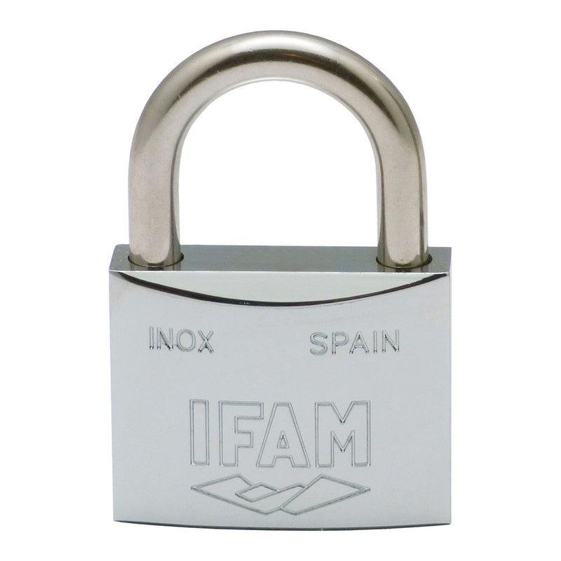 Stainless Steel Padlock, 30mm Stainless Steel With 2 Keys, Normal Bow, Ifam