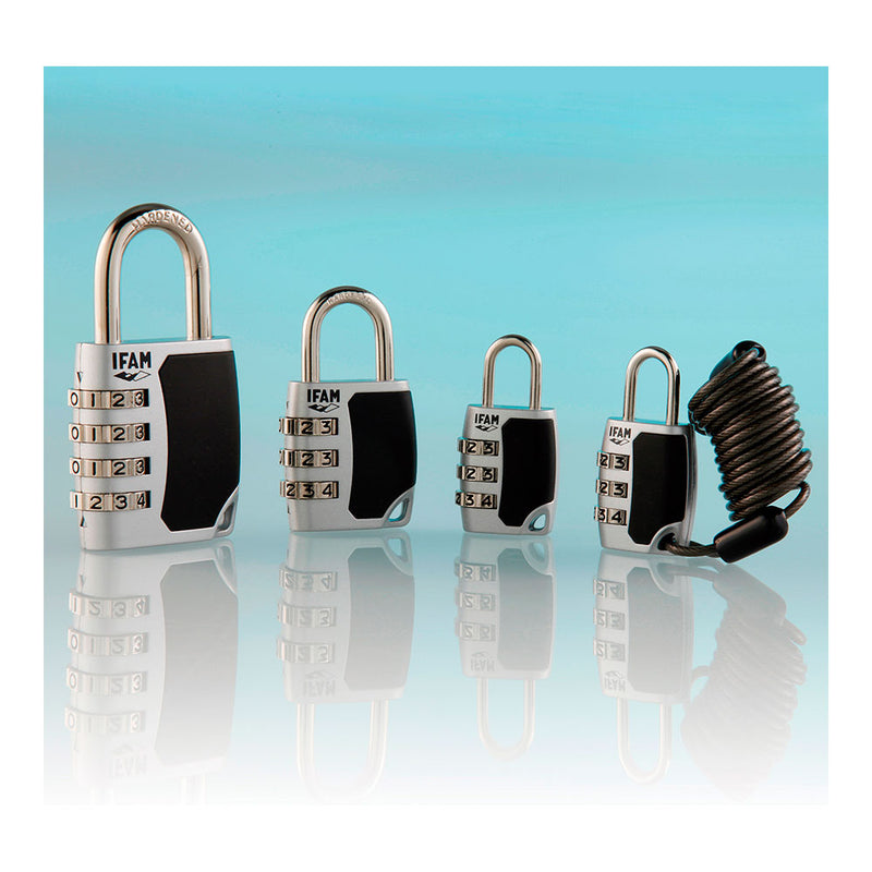 C45S Zinc Padlock 44.5mm, Bow Ø6.3mm With Ifam Combination