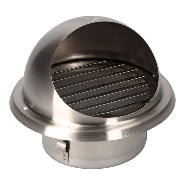 Stainless Steel Ventilation Grille Recessed Cup Ø100 Mm