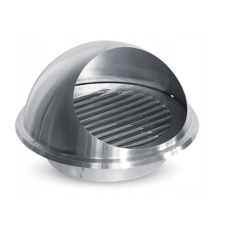 Stainless Steel Ventilation Grille Recessed Cup Ø125 Mm