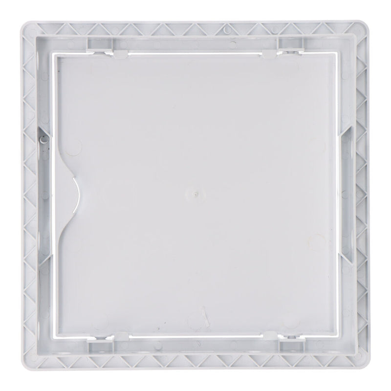 Square Recessed Manhole Cover ABS 15x15cm White