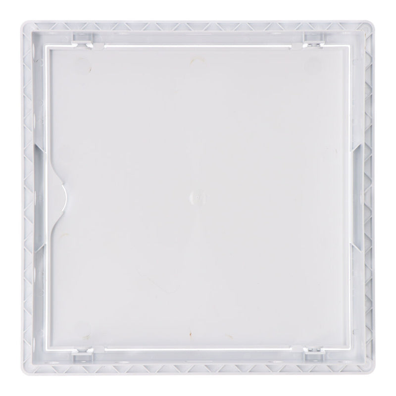 Square Recessed ABS Manhole Cover 20x20cm White