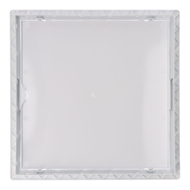 Square Recessed Manhole Cover ABS 30x30cm White