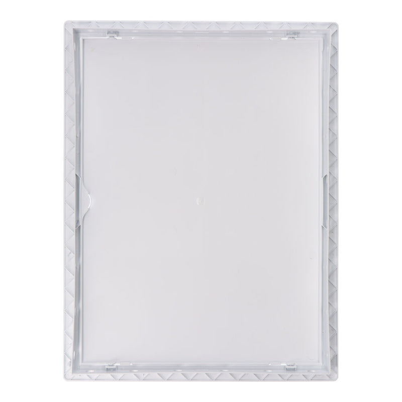 Tapa De Registro Rectangular Empotrable Abs 30X40Cm Blanca