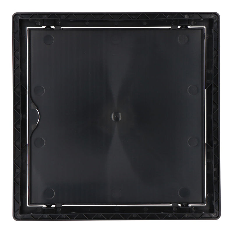 Square Recessed ABS Manhole Cover 20x20cm, Anthracite Grey