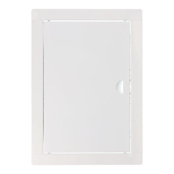 Tapa De Registro Rectangular Empotrable Acero Blanco 20X30Cm