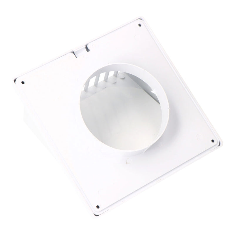 Rejilla Ventilación Con Campana Abs Ø 100Mm 170X170Mm Blanca