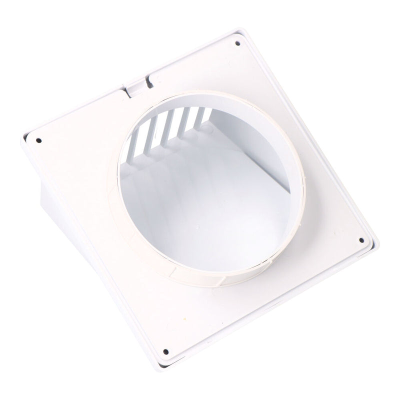 Ventilation Grille With ABS Hood Ø 125mm White