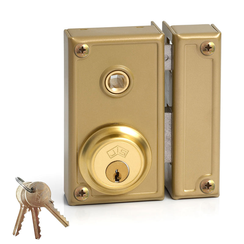 Surface mounted lock with strike and key, right Jis 35-6D Jis