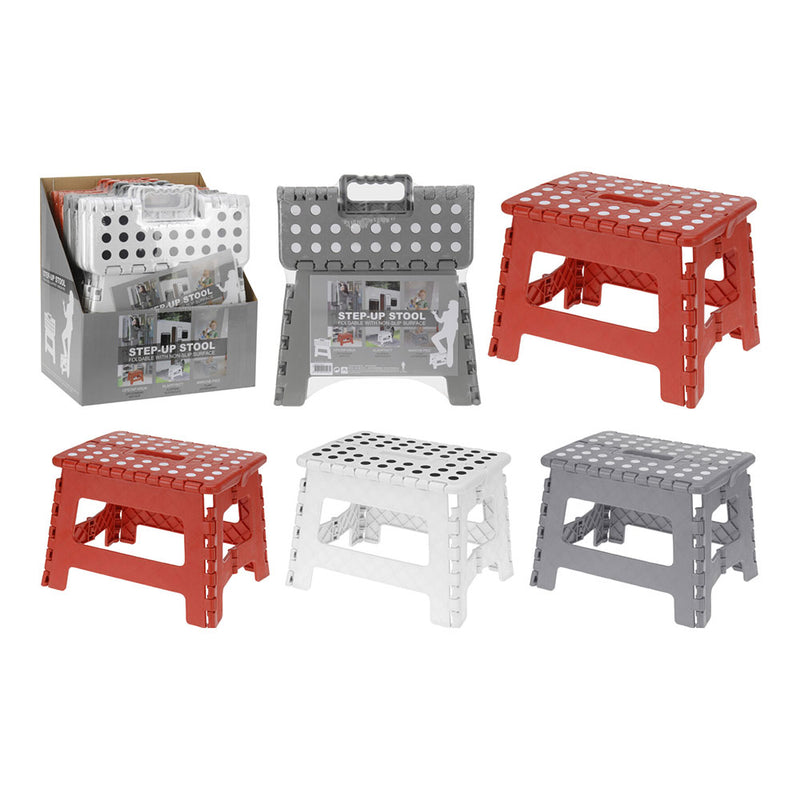 Folding Stool Assorted Colors 27x28x21cm 80kg