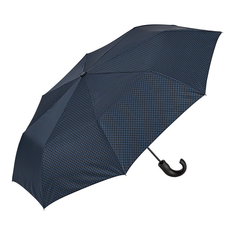 Mini Automatic Umbrella 8 Ribs Ø101Cm Pongee Curved Handle Weather Assorted Colors / Models