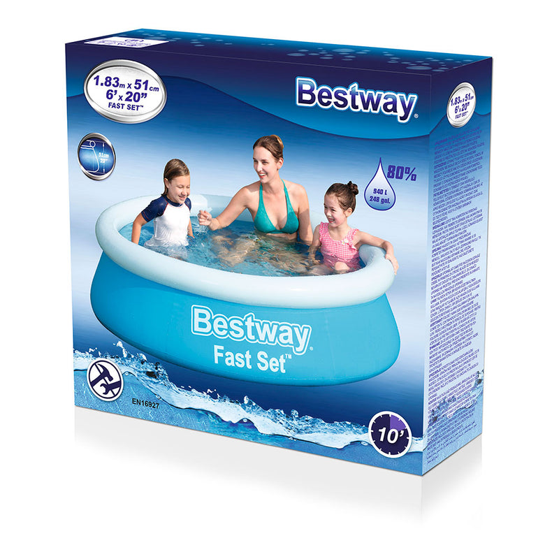 Pool Model "Fast Set" Ø183X51Cm 940 L, Bestway