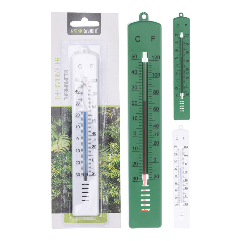 Progarden Assorted Colours Wall Thermometer