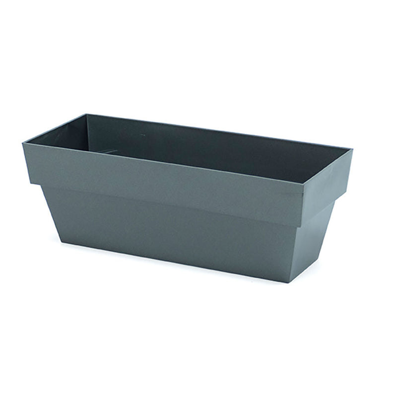 Limited Planter 10X25Cm Anthracite Plastiken